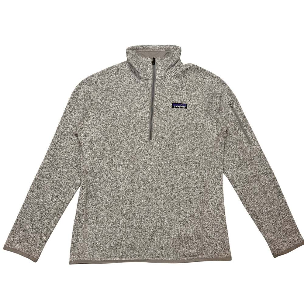 Patagonia Better Sweater 1/4 Zip Fleece Pullover Women's M Granola Gorpcore